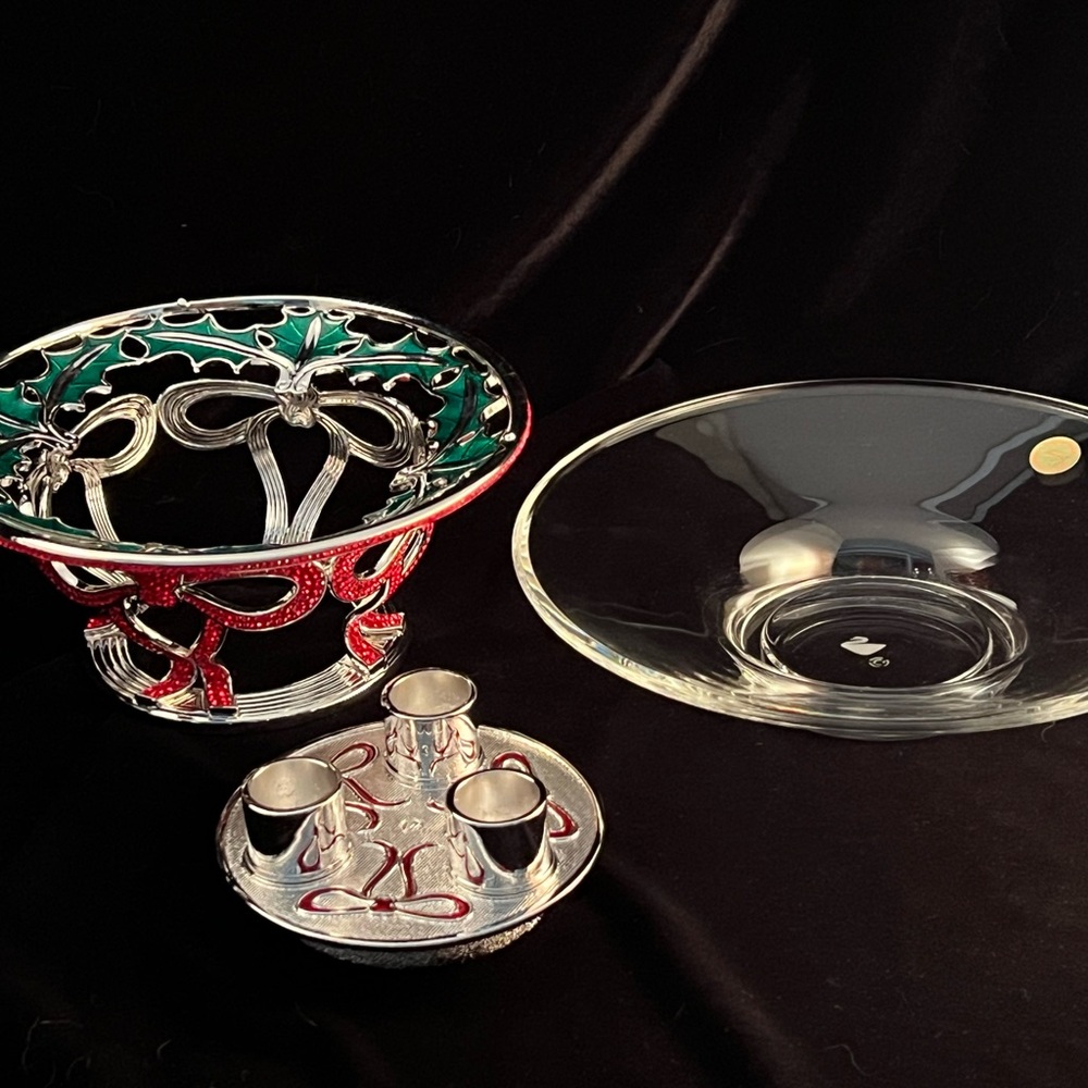 Swarovski Holiday Candleholder - Rare - NEW! - 2 Available for $199 each